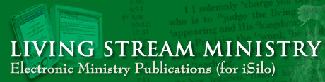 Living Stream Ministry - Electronic Ministry Publications (for iSilo)