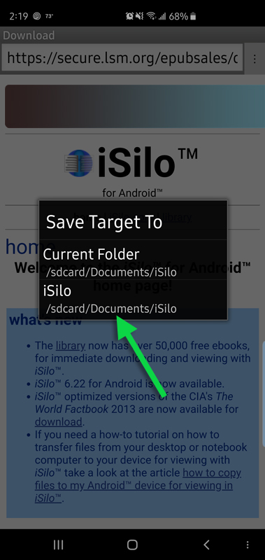 (img) Tap iSilo